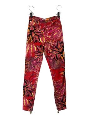 Versace x H&M Tropical High Rise Skinny Jeans Size 4